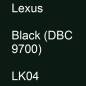 Preview: Lexus, Black (DBC 9700), LK04.